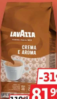 Lavazza Crema e Aroma Cafea Boabe 1kg