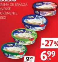 Hochland Cremă de brânză diverse sortimente 200g