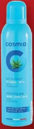 Cosmia Gel de Ras cu Aloe Vera Pentru Piele Sensibilă 200ml