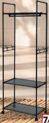 Suport pentru haine 59.5x33x172 cm