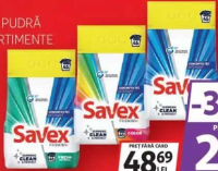 Savex Detergent Pudră Diverse Sortimente 45 Spălări 3.6KG