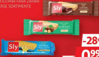 Sly Napolitană Fără Zahăr Diverse Sortimente 20g