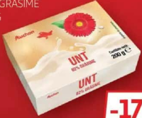 Auchan Unt 82% grăsime 200g
