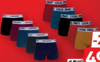 INEXTENSO Set 5 bucăți boxeri pentru bărbați diverse culori, mărimi S-2XL