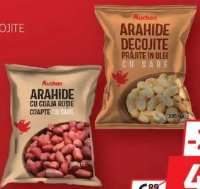 Auchan Arahide Coajă/Decojite Sare 300g
