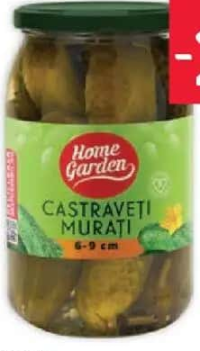 HOME GARDEN Castraveți murați 6-9 cm 840 g