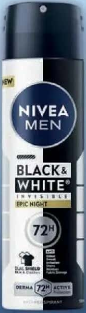 Nivea Men Deodorant spray Black&White Epic Night 150 ml