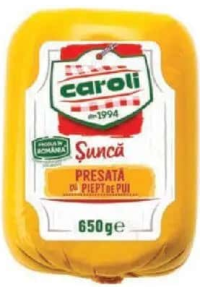 CAROLI Șuncă presată de pui 650 g