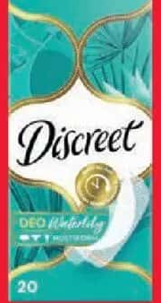 DISCREET Absorbante zilnice 20 buc.