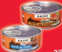 SADU Pate de pasăre / porc 100 g