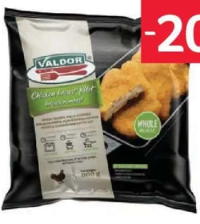 VALDOR Șnițel din piept de pui 900 g