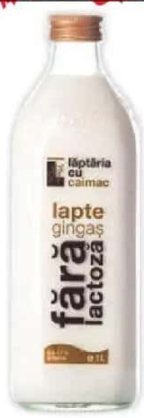 LĂPTĂRIA CU CAIMAC Lapte fără lactoză 3,8 - 4,1% 1 l