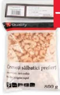 TRANSGOURMET QUALITY Creveți sălbatici prefierți 800 g