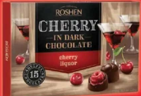 ROSHEN Cherry Praline cu vișine și lichior de vișine 155 g