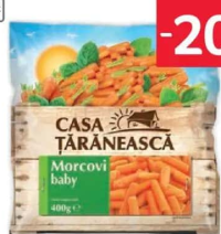 CASA ȚĂRĂNEASCĂ Morcovi baby 400 g