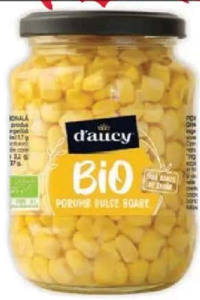 D'AUCY Porumb dulce boabe BIO 330 g