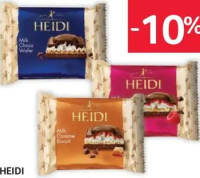 HEIDI Tabletă de ciocolată cu umplutură 55 g