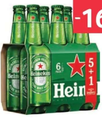 Heineken Bere blondă 6 x 0,33 l
