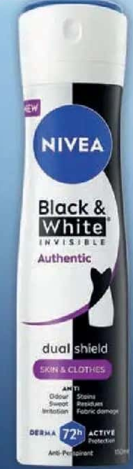 Nivea Deodorant spray Black&White Authentic 150 ml