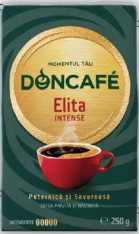DONCAFÉ ELITA CAFEA PRĂJITĂ ȘI MĂCINATĂ, 250G