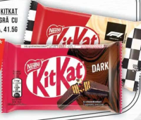KitKat Ciocolată albă/ciocolată neagră cu interior crocant de napolitană, 41.5g