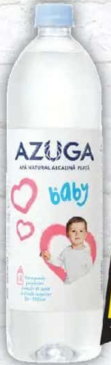 Azuga Apă de izvor natural alcalină plată 1l