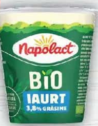 NAPOLACT BIO IAURT NATURAL, 3.8% GRĂSIME, 140G