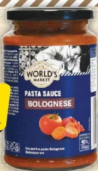 WORLD'S MARKET Sos paste Bolognese 400g