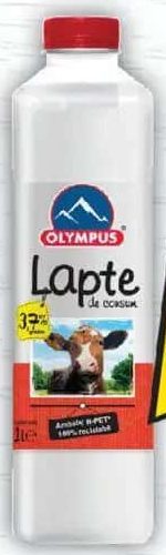 OLYMPUS LAPTE DE CONSUM, 3.7% GRĂSIME, 1L