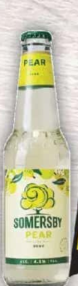 Somersby Cidru cu Aromă de Pere/Afine/Mure, 0.33L