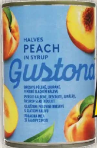 Gustona Piersici jumătăți în sirop 410g