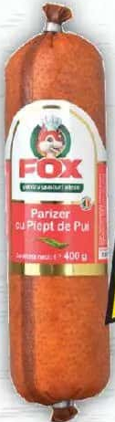 Fox Parizer cu piept de pui, 400g