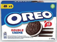 Oreo Biscuiți cu cremă cu aromă de vanilie, 170g