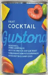 Gustona Amestec de 5 fructe în sirop slab îndulcit 410g