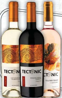 Tectonic Vin Alb, Sauvignon Blanc & Chardonnay / Vin Rose, Demisec, Traminer / Vin Roșu, Fetească Ne