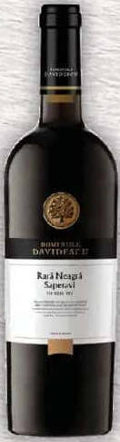 Domeniile Davidescu Vin roșu, Rară Neagră, Saperavi, 0.75L