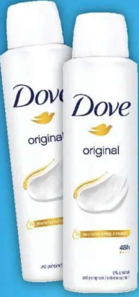 Dove Deodorant spray, gentle care, original/powder soft/men+care, clean comfort/sport, 150ml