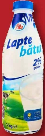 PILOS Lapte bătut 2% grăsime 1 kg