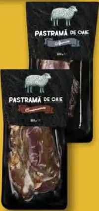 Pastramă de oaie condimentată / afumată 250 g