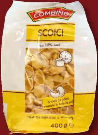 COMBINO Scoici paste făinoase cu 12% ouă 400 g