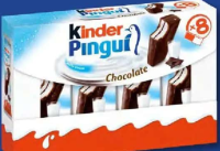 KINDER PINGUI Prăjitură cu cacao 8 x 30 g