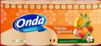 ONDA Hârtie igienică parfum de piersică 3 straturi 8 role