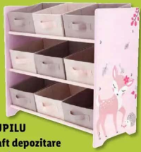 LUPILU Raft depozitare din lemn 1 buc.