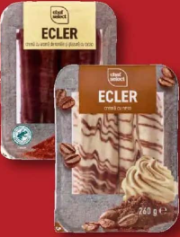 CHEF SELECT Ecler glazurat cremă cu ness / aromă vanilie 260 g