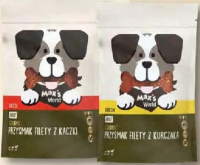 MAX'S WORLD File deshidratate pentru câini rață / pui 250g