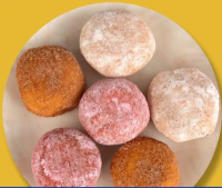 Mini gogoși fructe de pădure / ciocolată-alune / mere 24 g / 25 g