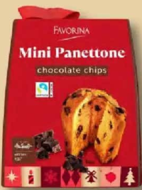 FAVORINA Mini panettone cu fulgi de ciocolată 100 g