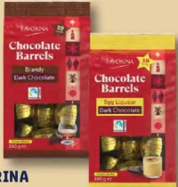FAVORINA Butoiașe din ciocolată cu alcool 150 g