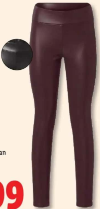 ESMARA Leggings cu efect de piele, damă 1 per.