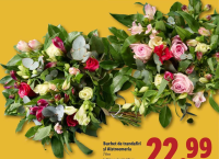 Buchet de trandafiri și Alstroemeria 7 fire